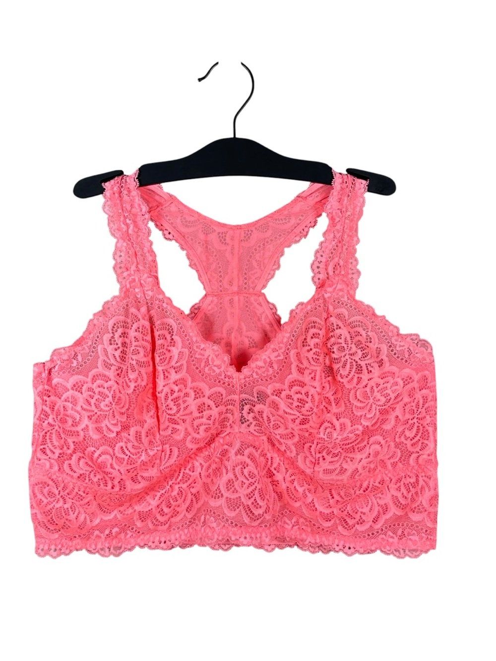 TORRID CURVE Unlined Lace Racerback Bralette - Picture 2 of 9